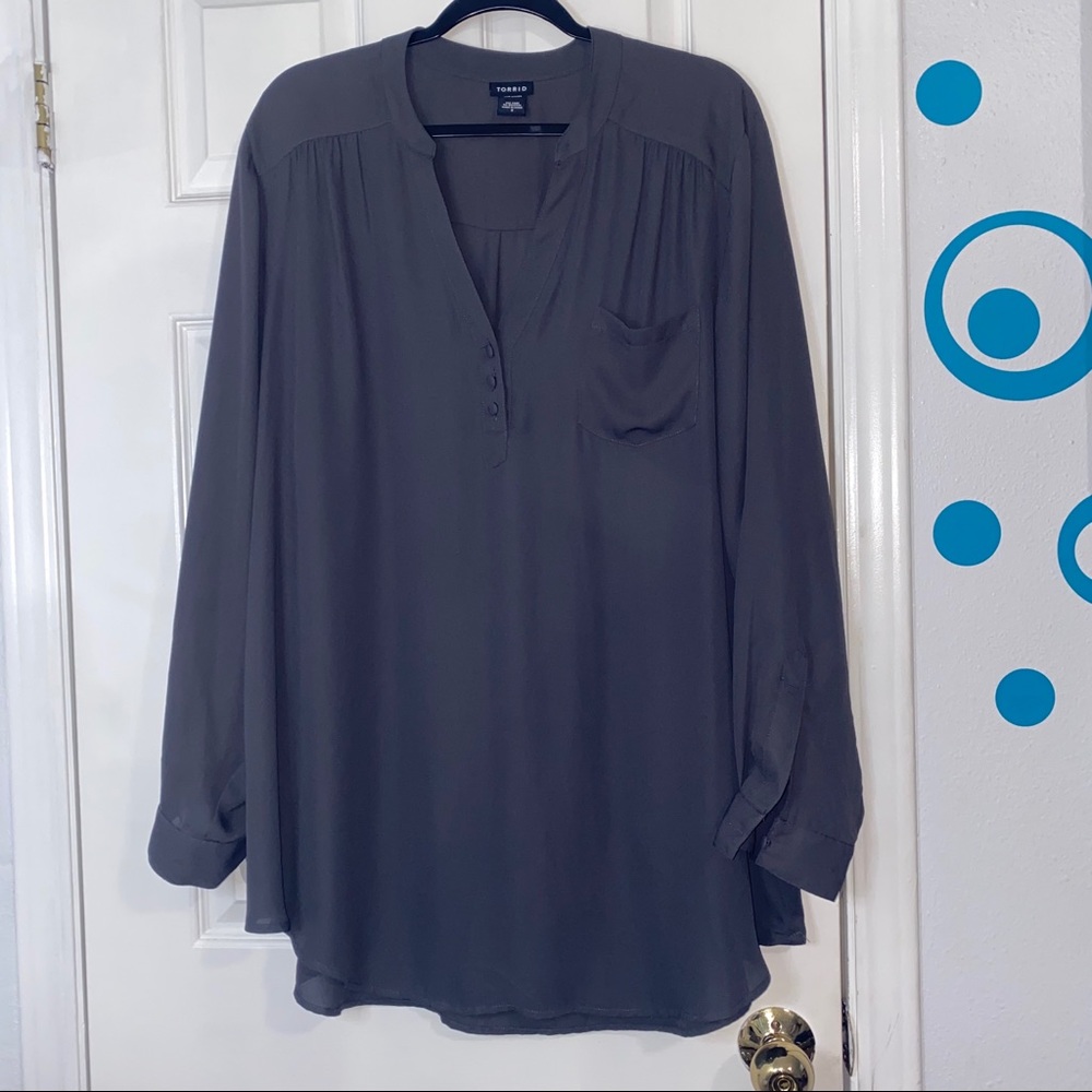 Georgette pocket blouse